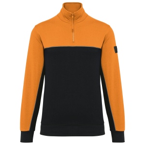 Sweat-shirt écoresponsable col zippé unisexe 3