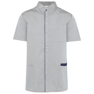 Blouse polycoton avec boutons-pression homme 5