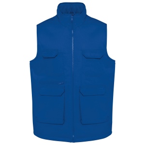 Gilet polycoton multipoches rembourré unisexe 10