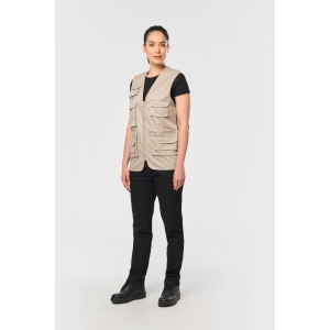 Gilet polycoton multipoches doublé unisexe 20
