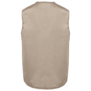 Gilet polycoton multipoches doublé unisexe 33