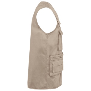 Gilet polycoton multipoches doublé unisexe 39