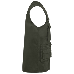 Gilet polycoton multipoches doublé unisexe 42