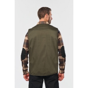Gilet polycoton multipoches doublé unisexe 16