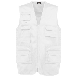 Gilet polycoton multipoches doublé unisexe 7