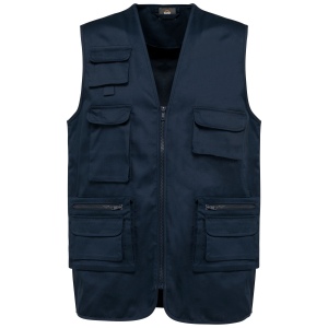 Gilet polycoton multipoches doublé unisexe 6