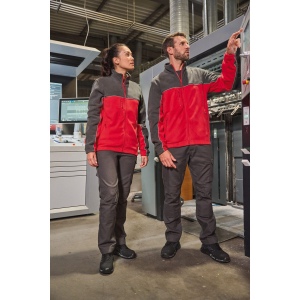 Veste micropolaire bicolore écoresponsable unisexe 35