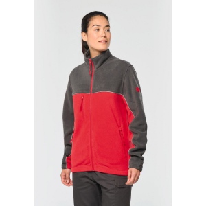 Veste micropolaire bicolore écoresponsable unisexe