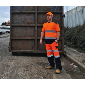 T-shirt bicolore Hi-vis