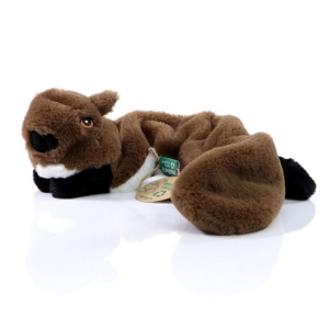 Peluche castor RPET pour chien MBW 4