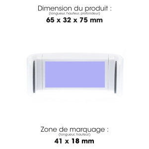 PADDO - SUPPORT VOITURE BLANC 2