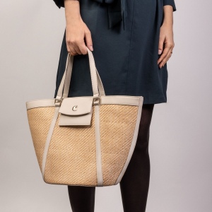 Sac dame Alesia Off-white 4