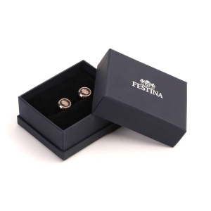 Boutons de manchette Chronobike Navy & Rosegold 3