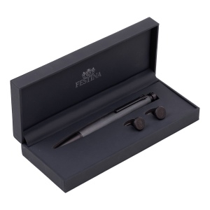 Parure (stylo bille & boutons de manchette) 2