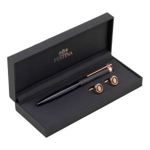Parure (stylo bille & boutons de manchette) 2