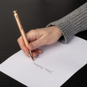 Stylo bille Mademoiselle Champagne 6