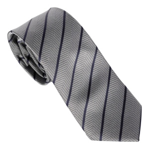 Cravate Soie Lorem Grey
