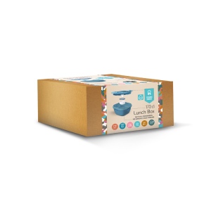 BOITE A REPAS (LUNCH BOX) MULTI-COMPARTIMENTS AVEC FOURCHETTE 10