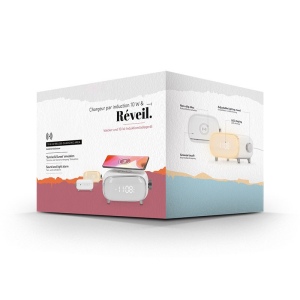 REVEIL & CHARGEUR A INDUCTION 10W 6