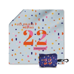 CHIFFON DE NETTOYAGE EN MICROFIBRE  AVEC POCHETTE 150x150mm 2