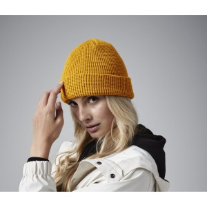Bonnet nid d'abeille en coton organique 7