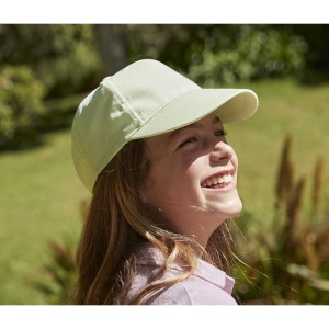 Casquette enfant 5 pans en coton organique