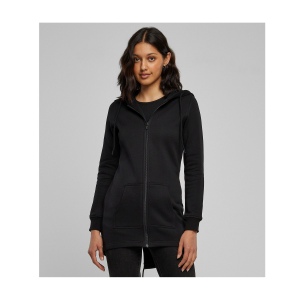 Long sweat zippé à capuche 4