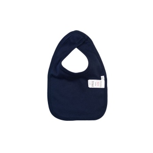 Bavoir doublé. Fermeture par boucle et Velcro®. Biais au col et autour du bavoir. 10