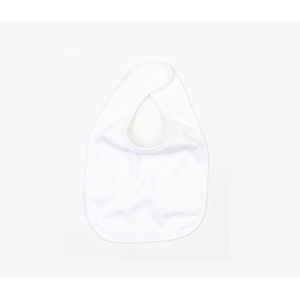 Bavoir doublé. Fermeture par boucle et Velcro®. Biais au col et autour du bavoir. 2