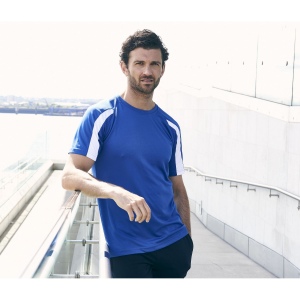 Tee-shirt de sport contrasté