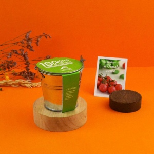 Kit plantation pot zinc Ø8 cm 2