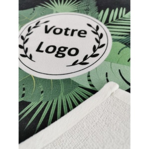 Serviette 30x50 cm personnalisée impression quadri - coton / polyester 2