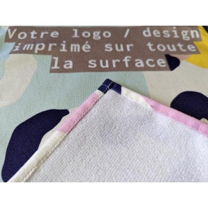 Serviette 30x50 cm personnalisée impression quadri - microfibre 2