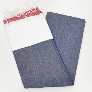 Fouta de plage Yacht 100% coton