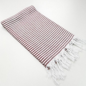 Fouta paréo de plage Navy 100% coton 6