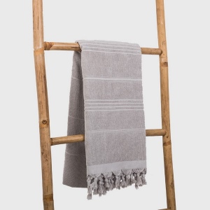 Serviette fouta de plage éponge 4
