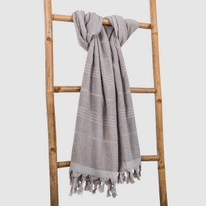 Serviette fouta de plage éponge 6