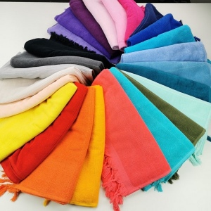 Serviette fouta de plage éponge 8