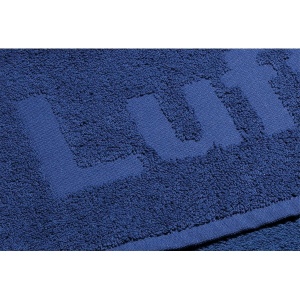 Drap de bain éponge jacquard ciselé (logo en relief, sans liteau) SUR MESURE 3