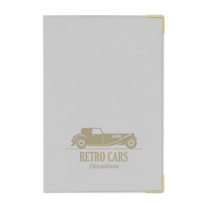 Porte-carte grise pvc mat (+Sérigraphie GO41) 5