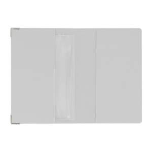 Porte-carte grise pvc mat (+Sérigraphie GO41) 3