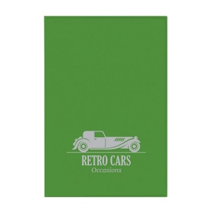 Porte-carte grise pvc mat (+Sérigraphie GO41) 15