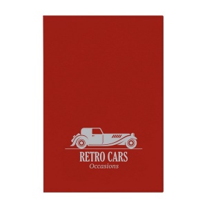 Porte-carte grise pvc mat (+Sérigraphie GO41) 11