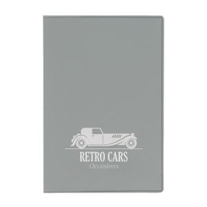 Porte-carte grise pvc mat (+Sérigraphie GO41) 5