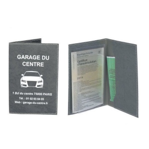 ETUI CARTE GRISE  SPA 2 VOLETS COUSU - Maroquinerie 3