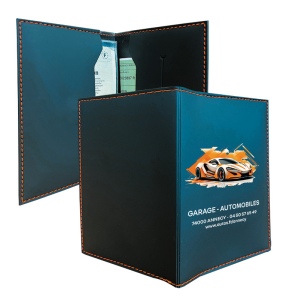 ETUI CARTE GRISE  SPA 2 VOLETS COUSU - Maroquinerie