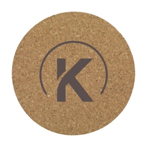 Ensemble de 4 sous-verres (Ø 10 cm) en liège fournis dans une pochette en coton pratique 5