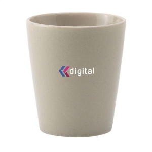 Mug tendance sans anse. Fabriqué en céramique de haute qualité. Avec extérieur mat et intérieur brillant.