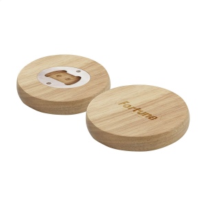 Ouvre-bouteille rond en bois de hêtre 2