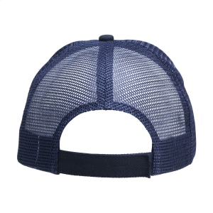 Casquette Trucker à 5 empiècements avec visière incurvée profilée en 60% coton recyclé brossé et 40% polyester recyclé 9
